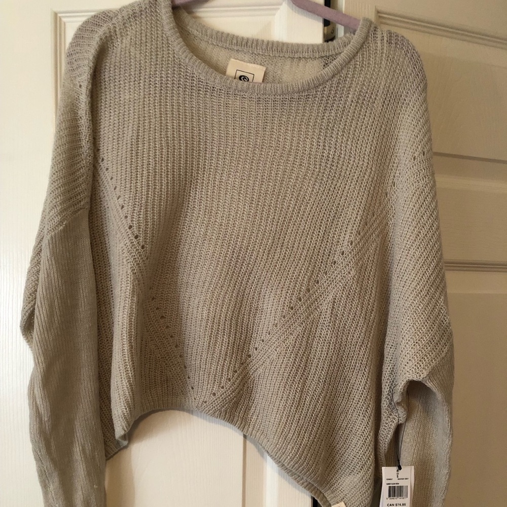 NWT Ripcurl Grey Sweater - Size Small (Rip Curl)